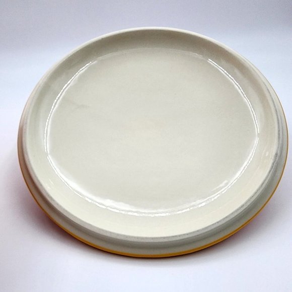 Tara Temptations Pumpkin Floral Lace Serving Bowl w Lid Ovenware Orange 3 quart - Picture 11 of 15